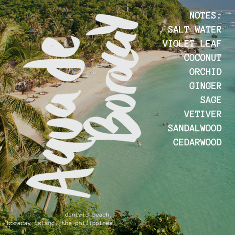 aqua de boracay extrait de parfum | niche fragrance